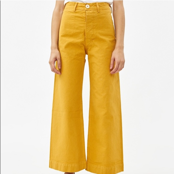 Jesse Kamm sailor pants in Caribbean gold - Picture 5 of 13